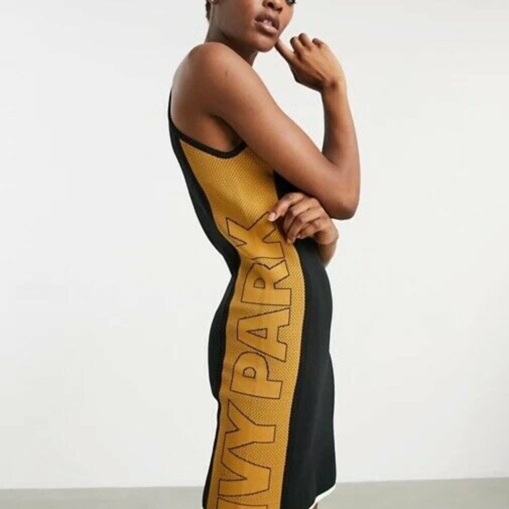 adidas x ivy park black knit logo dress 3X NWT - Picture 2 of 4